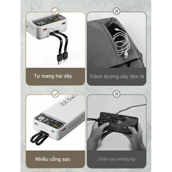 Những phản hồi này chứng minh rằng, trong thực tế, sạc dự phòng không chỉ là “công cụ dự phòng” mà còn là “trợ thủ” quyết định thời gian và hiệu quả làm việc. (Ảnh 4)