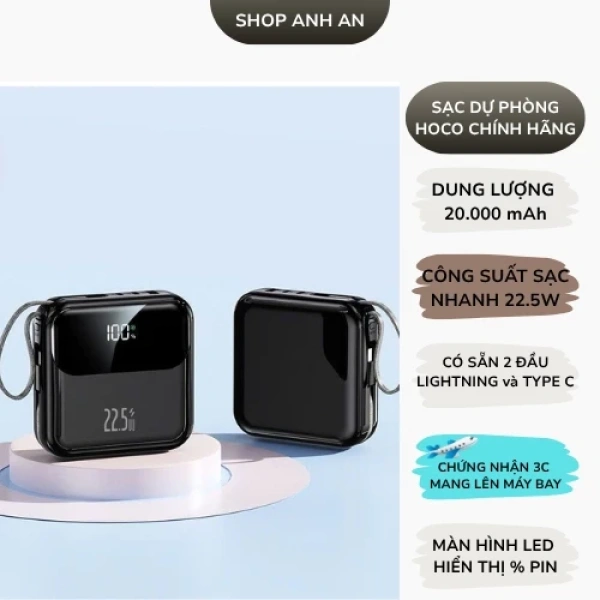 Sạc dự phòng PD 22.5W 20000 mAh có thực sự đủ sức duy trì điện thoại suốt cả ngày làm việc? - Ảnh 5 Sạc dự phòng PD 22.5W 20000 mAh có thực sự đủ sức duy trì điện thoại suốt cả ngày làm việc? - Ảnh 5