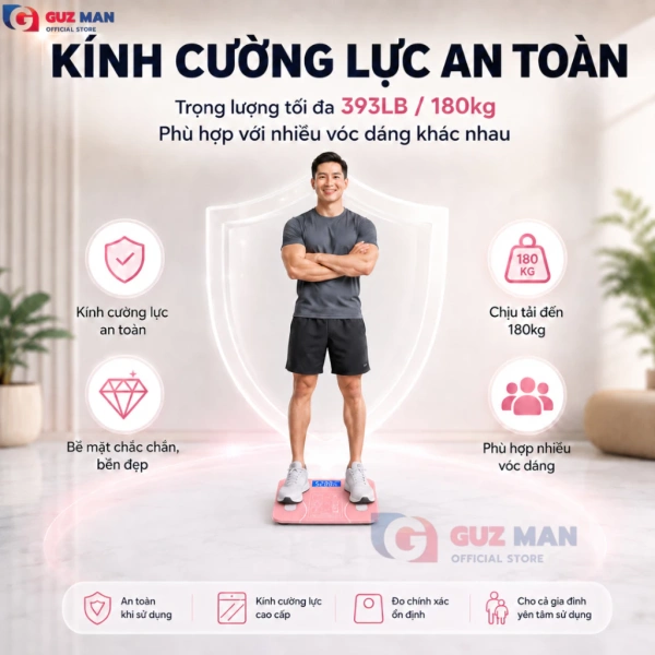 Một trong những mẫu cân hiện đang được nhiều người quan tâm là Cân điện tử sức khỏe thông minh Sạc USB Kết Nối Bluetooth. (Ảnh 4) Một trong những mẫu cân hiện đang được nhiều người quan tâm là Cân điện tử sức khỏe thông minh Sạc USB Kết Nối Bluetooth. (Ảnh 4)
