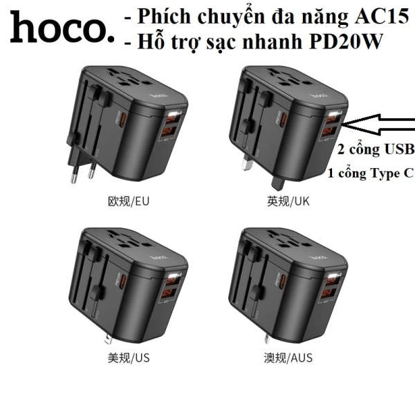 Sắp xếp không gian điện trong căn hộ nhỏ: phích cắm đa năng sạc nhanh PD20W với 2 USB và 1 Type‑C mang lại bất ngờ - Ảnh 1