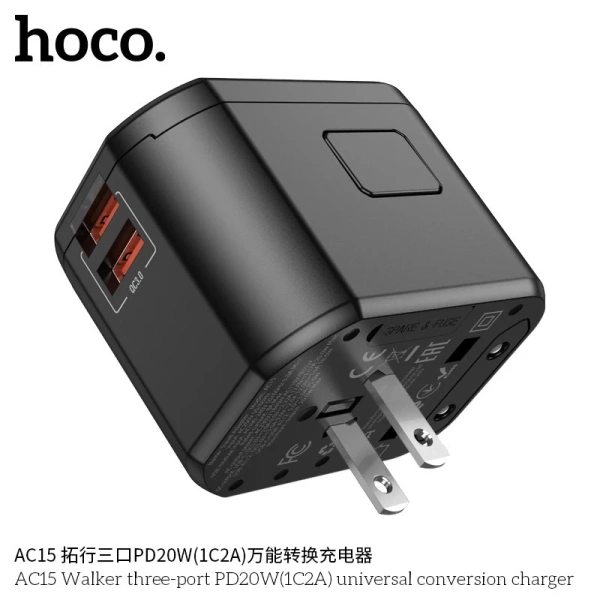 Nhìn chung, Hoco AC15 cung cấp công suất cao hơn mỗi cổng USB‑A và khả năng sạc nhanh Type‑C tốt hơn hầu hết các mẫu tầm giá trung bình, đồng thời giữ mức giá cạnh tranh. (Ảnh 4)