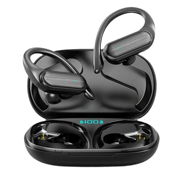 Sau buổi tập thể dục dài, tai nghe không dây Bluetooth 5.3 với earhook khiến tai cảm thấy chèn ép hơn mong đợi - Ảnh 1