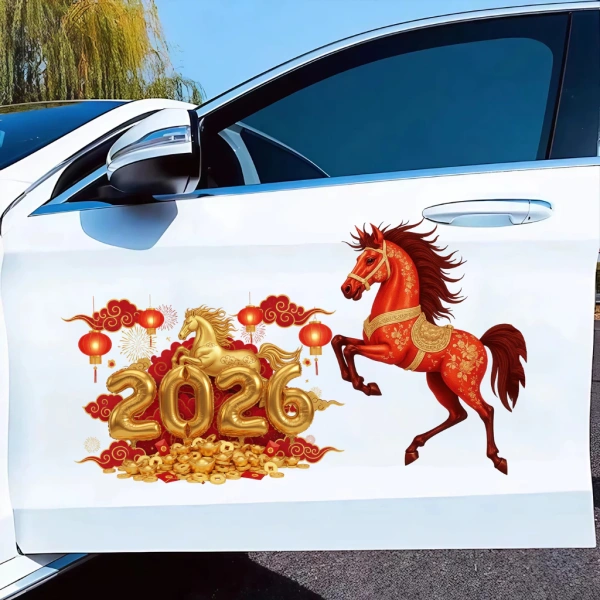Sau khi dán decal hình ngựa chào Tết, thực sự có cảm giác may mắn tài lộc kéo dài hay chỉ là sự thoải mái nhất thời? - Ảnh 1 Sau khi dán decal hình ngựa chào Tết, thực sự có cảm giác may mắn tài lộc kéo dài hay chỉ là sự thoải mái nhất thời? - Ảnh 1