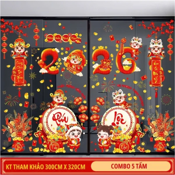 Sau khi dán decal Tết lên kính hai mặt, không gian trở nên lung linh nhưng mỗi lần lau lại gặp bất ngờ không mong muốn - Ảnh 2