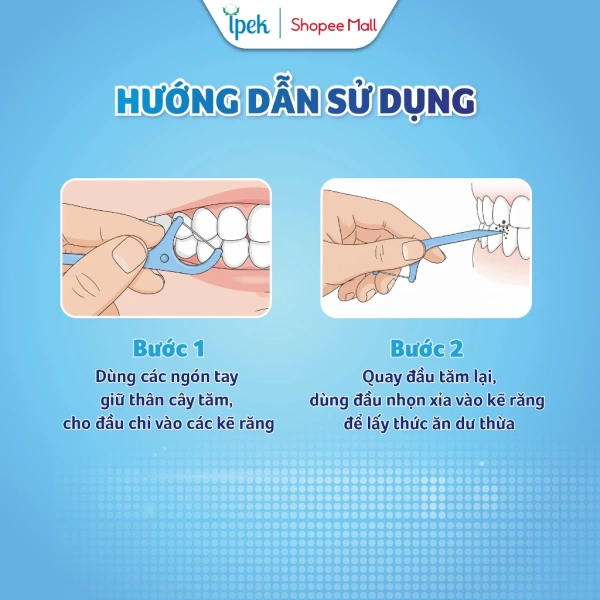 Hiện nay, thị trường cung cấp đa dạng các loại chỉ kẽ răng: nylon truyền thống, PTFE (Polytetrafluoroethylene) không dính, hay các loại có đầu mềm đặc biệt. (Ảnh 4) Hiện nay, thị trường cung cấp đa dạng các loại chỉ kẽ răng: nylon truyền thống, PTFE (Polytetrafluoroethylene) không dính, hay các loại có đầu mềm đặc biệt. (Ảnh 4)