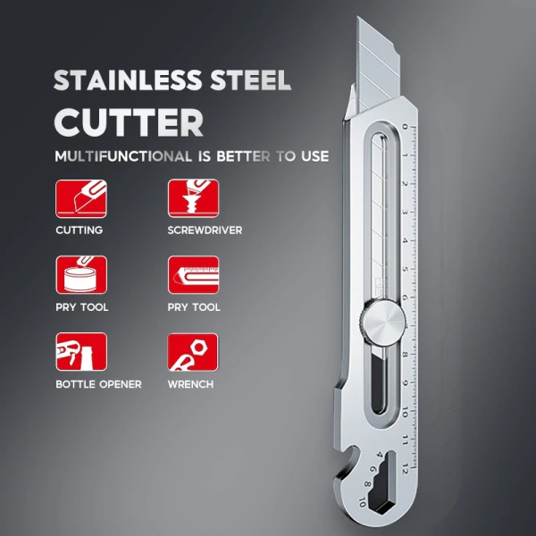Một số người vẫn quen dùng dao rọc bằng thép carbon, cao su hoặc thậm chí là dao gấp bằng nhựa. (Ảnh 2)