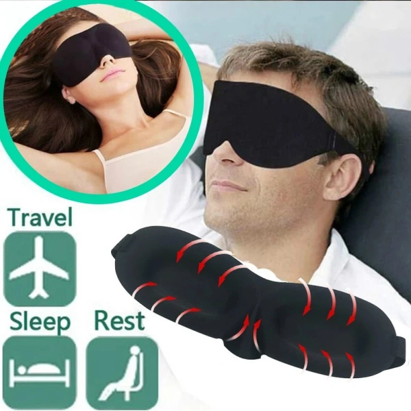 Thiết kế bao phủ cả phần mũi giúp giảm tối đa ánh sáng xâm nhập và đồng thời giảm độ rung khi di chuyển trong giấc ngủ. (Ảnh 3) Thiết kế bao phủ cả phần mũi giúp giảm tối đa ánh sáng xâm nhập và đồng thời giảm độ rung khi di chuyển trong giấc ngủ. (Ảnh 3)