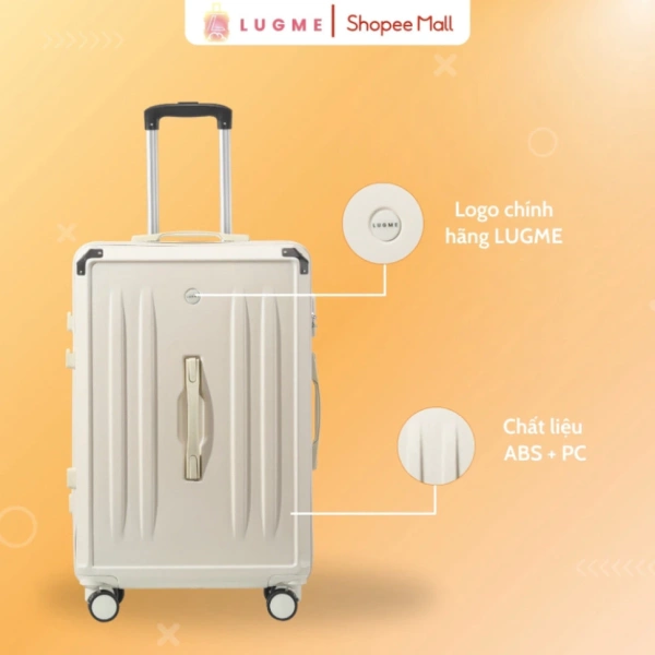 LUGME là thương hiệu đang dần khẳng định vị thế trên thị trường vali nội địa với thiết kế thời trang, độ bền cao và giá cả phải chăng. (Ảnh 4)