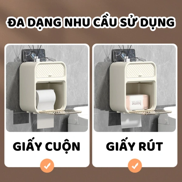 Sau vài tháng, vị trí gắn hộp giấy vệ sinh treo tường khiến việc thay giấy luôn gặp bất tiện - Ảnh 2