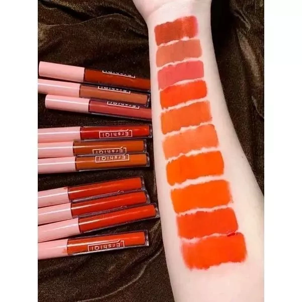 Sở hữu một set gồm 10 cây son hồng, bạn dễ dàng “mix‑match” để tạo các sắc độ vừa mỏng vừa đậm theo sở thích. (Ảnh 4)
