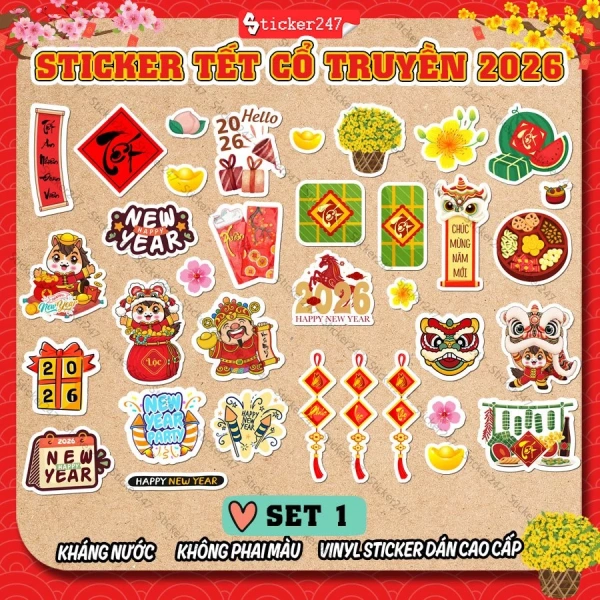 Sticker Tết làm bao lì xì thêm sinh động, nhưng độ dính mạnh có thể khiến giấy bị rách khi mở - Ảnh 3 Sticker Tết làm bao lì xì thêm sinh động, nhưng độ dính mạnh có thể khiến giấy bị rách khi mở - Ảnh 3