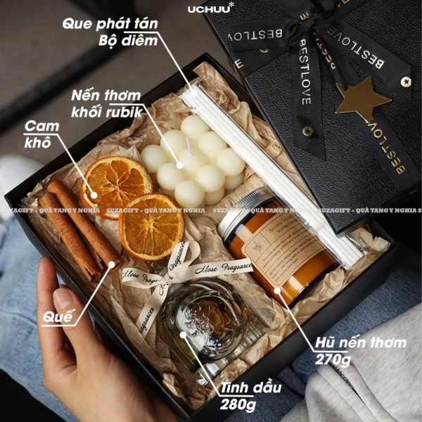Sự bất ngờ khi bộ quà tặng 6 trong 1 mang lại hương thơm và không gian decor sang trọng cho mọi dịp - Ảnh 5