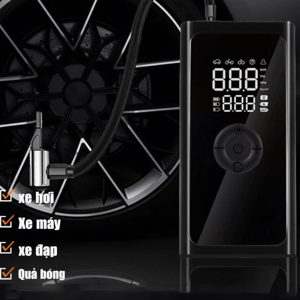 Sự bất ngờ khi bơm hơi mini không dây vừa là đèn pin, vừa sạc USB trong những chuyến đi xa - Ảnh 3 Sự bất ngờ khi bơm hơi mini không dây vừa là đèn pin, vừa sạc USB trong những chuyến đi xa - Ảnh 3