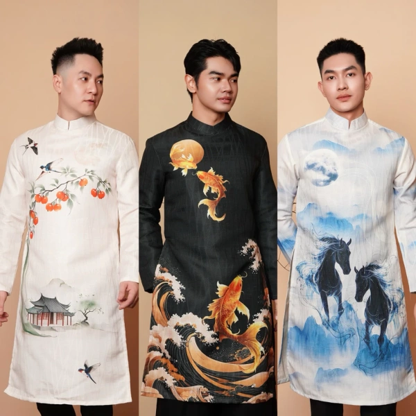 Sự bất ngờ khi họa tiết truyền thống trên áo dài nam ảnh hưởng đến độ co giãn trong những buổi lễ dài kéo dài - Ảnh 1 Sự bất ngờ khi họa tiết truyền thống trên áo dài nam ảnh hưởng đến độ co giãn trong những buổi lễ dài kéo dài - Ảnh 1