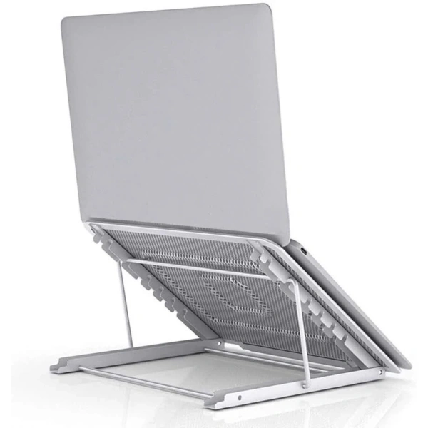 Sự bất ngờ khi khám phá 6 mức điều chỉnh của giá đỡ laptop kim loại: thay đổi tư thế và giảm nhiệt độ một cách bất ngờ - Ảnh 1