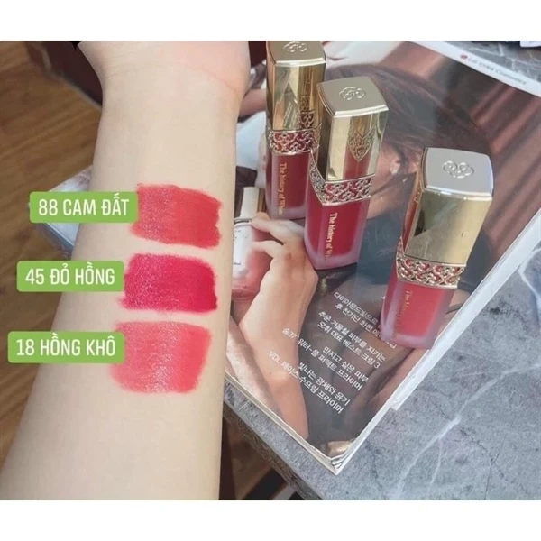 Son kem lí Whoo mini màu 18 hồng (Rose Pink) đã thu hút nhiều bạn trẻ nhờ công thức “Kem nhung” độc đáo. (Ảnh 3) Son kem lí Whoo mini màu 18 hồng (Rose Pink) đã thu hút nhiều bạn trẻ nhờ công thức “Kem nhung” độc đáo. (Ảnh 3)