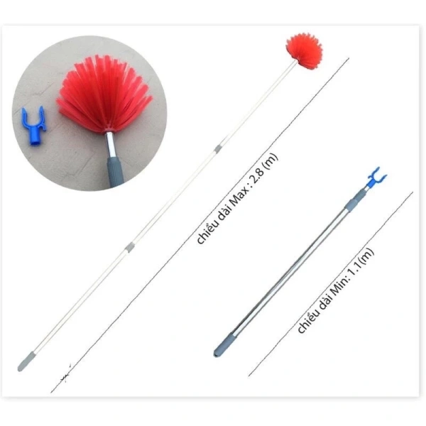 Đầu tiên, thiết kế của Cây Quét Trần Nhà Inox Tích Hợp Phơi Đồ Đa Năng được chú trọng vào độ bền và tính linh hoạt. (Ảnh 2) Đầu tiên, thiết kế của Cây Quét Trần Nhà Inox Tích Hợp Phơi Đồ Đa Năng được chú trọng vào độ bền và tính linh hoạt. (Ảnh 2)