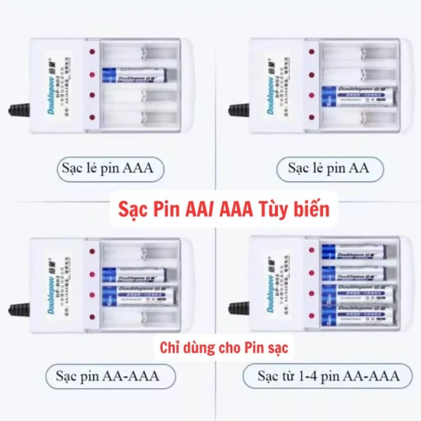 Đối chiếu với nhu cầu thực tế, một sạc đa ổ 4 khe cho phép bạn sạc đồng thời các viên pin cần cho micro, đồng thời có thể sử dụng còn lại cho camera an ninh hoặc bộ điều khiển trẻ em, tối ưu hoá không gian và chi phí. (Ảnh 4) Đối chiếu với nhu cầu thực tế, một sạc đa ổ 4 khe cho phép bạn sạc đồng thời các viên pin cần cho micro, đồng thời có thể sử dụng còn lại cho camera an ninh hoặc bộ điều khiển trẻ em, tối ưu hoá không gian và chi phí. (Ảnh 4)