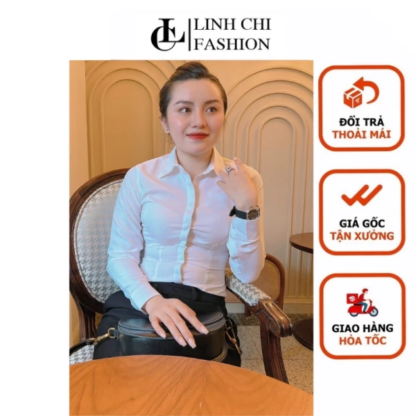 Sự bất ngờ khi sơ mi trắng tay dài bằng lụa nhung không nhăn giữ form chuẩn suốt cả ngày làm việc - Ảnh 1 Sự bất ngờ khi sơ mi trắng tay dài bằng lụa nhung không nhăn giữ form chuẩn suốt cả ngày làm việc - Ảnh 1