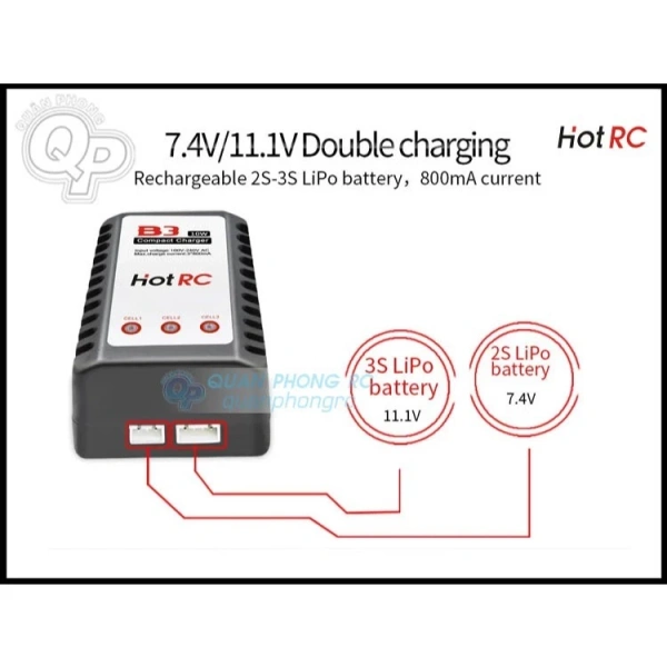 Sự bất ngờ khi tốc độ sạc nhanh cho pin máy bay RC 2‑3S không như mong đợi - Ảnh 2