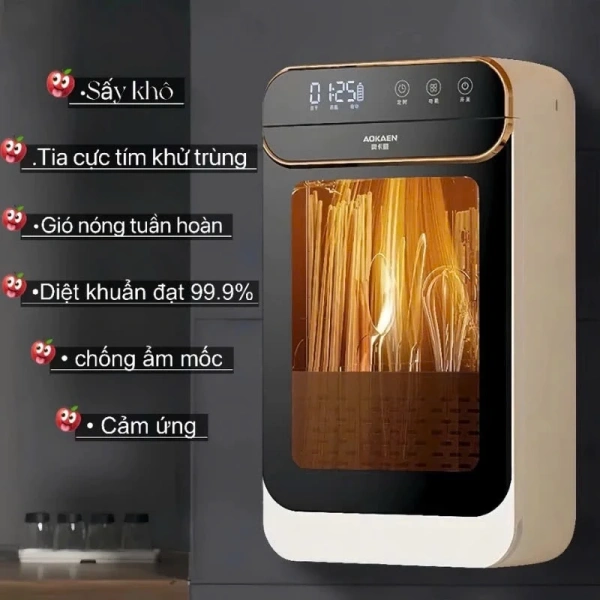Những chiếc tủ sấy hiện nay thường kết hợp hai công nghệ chính: hệ thống nhiệt độ điều khiển giúp giảm độ ẩm và đèn tia UV-C có khả năng phá hủy ADN của vi khuẩn, nấm mốc và virus. (Ảnh 2) Những chiếc tủ sấy hiện nay thường kết hợp hai công nghệ chính: hệ thống nhiệt độ điều khiển giúp giảm độ ẩm và đèn tia UV-C có khả năng phá hủy ADN của vi khuẩn, nấm mốc và virus. (Ảnh 2)