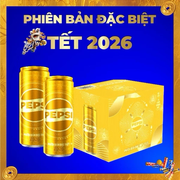 Một lon Pepsi màu vàng kim, được bọc trong bao bì sang trọng, ngay từ cái nhìn đầu tiên đã gợi lên hình ảnh của “vàng ròng”, “đại lễ” và “phú quý”. (Ảnh 2) Một lon Pepsi màu vàng kim, được bọc trong bao bì sang trọng, ngay từ cái nhìn đầu tiên đã gợi lên hình ảnh của “vàng ròng”, “đại lễ” và “phú quý”. (Ảnh 2)