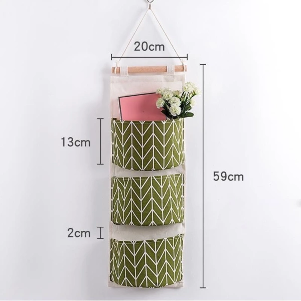 Túi vải treo tường 3 ngăn mà chúng tôi đang giới thiệu được thiết kế đặc biệt để tối ưu hoá mỗi centimet tường bếp. (Ảnh 3)