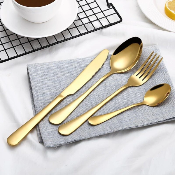 Trong nhiều lựa chọn trên thị trường, Kaiyo Dao Muỗng Nĩa Inox VÀNG GOLD nổi bật nhờ việc cân bằng giữa thẩm mỹ và chất lượng. (Ảnh 4) Trong nhiều lựa chọn trên thị trường, Kaiyo Dao Muỗng Nĩa Inox VÀNG GOLD nổi bật nhờ việc cân bằng giữa thẩm mỹ và chất lượng. (Ảnh 4)