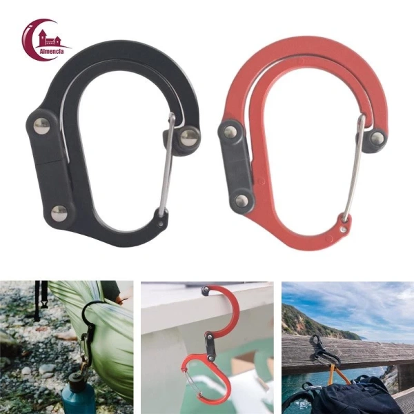 Khi ba lô hoặc túi xách được treo vào một bề mặt không đồng đều – ví dụ như một cành cây chễm chõa hoặc cột gỗ cũ – việc cố định bằng móc cố định một chiều sẽ gây ra áp lực không đồng đều và dễ bị lỏng. (Ảnh 2)