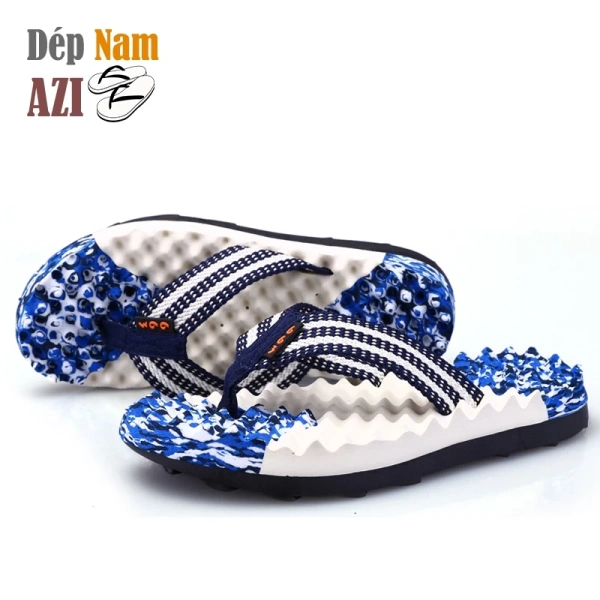 Một số mẫu dép nam xỏ ngón, như sản phẩm chúng tôi đang giới thiệu, được thiết kế với bề mặt đế có các nốt gờ nhẹ, tạo ra hiệu ứng mát xa nhẹ nhàng. (Ảnh 2)