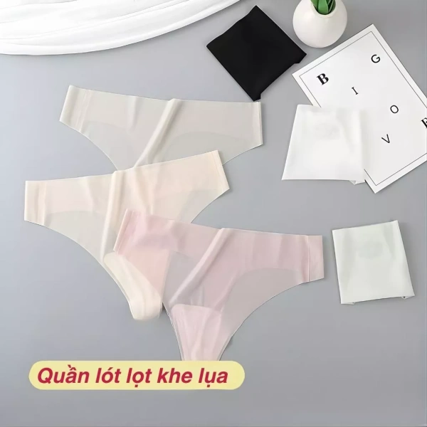 Dòng sản phẩm Quần lót lọt khe nữ su trơn trong suốt mềm mịn mỏng nhẹ viền ép đáy cotton kháng khuẩn LANIXA L617 được thiết kế dựa trên nguyên tắc đã phân tích ở trên. (Ảnh 4)