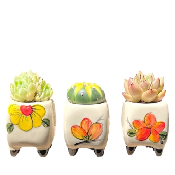 Trên thị trường hiện nay, một trong những mẫu chậu gốm mini đang được ưa chuộng là Chậu cây gốm sứ hoa vàng mini CHAUM28. (Ảnh 4) Trên thị trường hiện nay, một trong những mẫu chậu gốm mini đang được ưa chuộng là Chậu cây gốm sứ hoa vàng mini CHAUM28. (Ảnh 4)