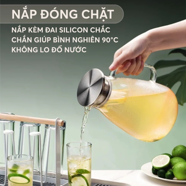 Bình thủy tinh chịu nhiệt thường được làm từ hai loại vật liệu chính: thủy tinh soda-lime (thông thường) và thủy tinh borosilicate (cao cấp). (Ảnh 2) Bình thủy tinh chịu nhiệt thường được làm từ hai loại vật liệu chính: thủy tinh soda-lime (thông thường) và thủy tinh borosilicate (cao cấp). (Ảnh 2)