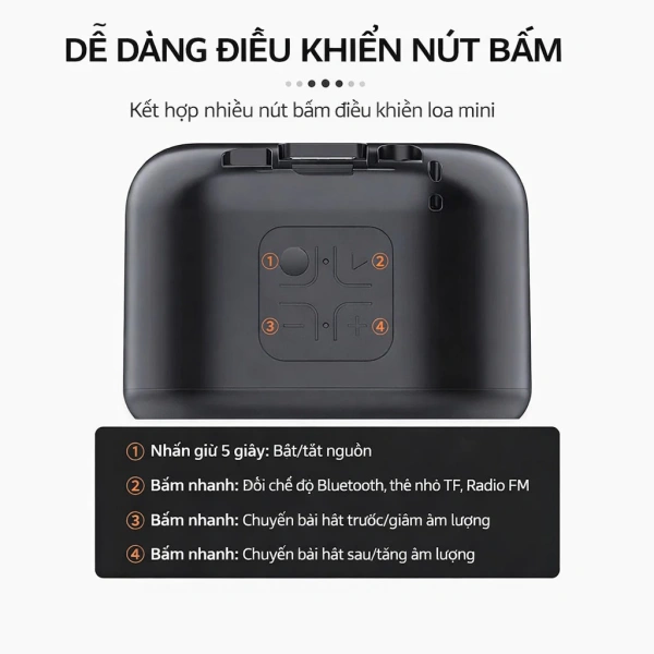 Sự thật về thời lượng pin của loa bluetooth mini bass mạnh khi vừa nghe nhạc qua USB vừa dùng thẻ nhớ - Ảnh 4