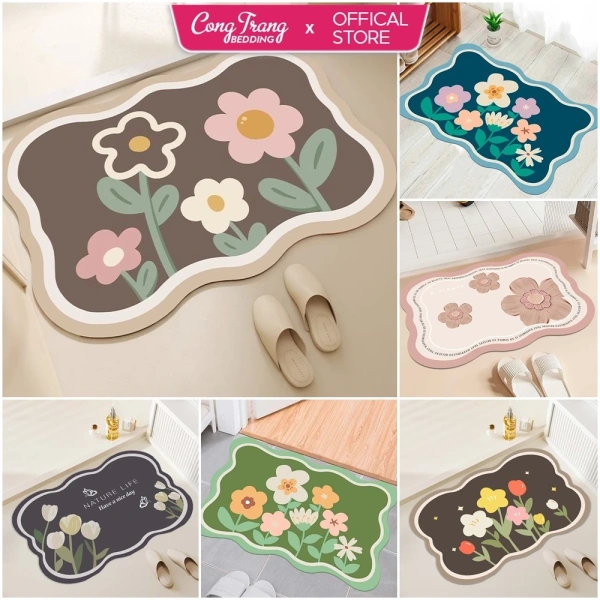 Thảm lau chân họa tiết hoa sóng trong bếp: không chỉ thấm hút tốt mà còn giảm đáng kể nguy cơ trượt ngã - Ảnh 1 Thảm lau chân họa tiết hoa sóng trong bếp: không chỉ thấm hút tốt mà còn giảm đáng kể nguy cơ trượt ngã - Ảnh 1