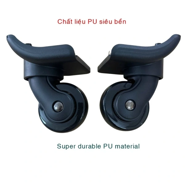 Đường kính bánh xe tiêu chuẩn cho vali vải là khoảng 50mm. (Ảnh 2) Đường kính bánh xe tiêu chuẩn cho vali vải là khoảng 50mm. (Ảnh 2)