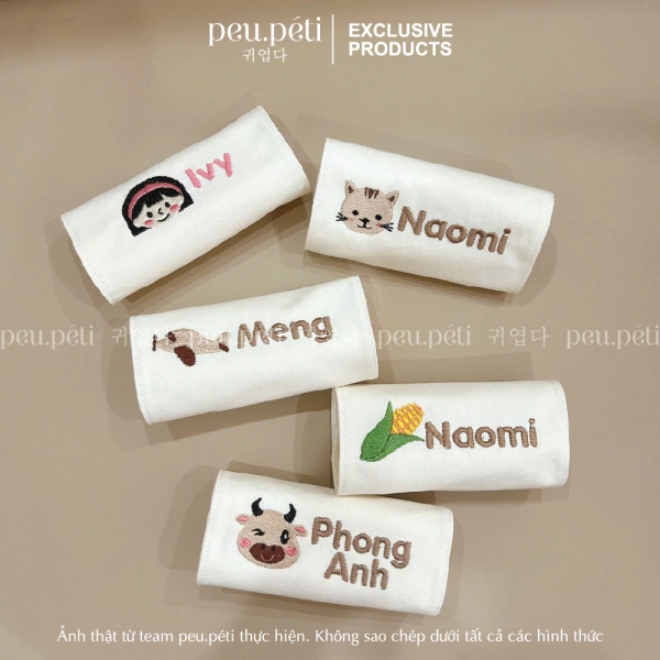 Thẻ dán balo thêu tên và ICON của Peu.péti đã được nhiều bậc phụ huynh và học sinh thử nghiệm và đưa ra phản hồi tích cực. (Ảnh 5)