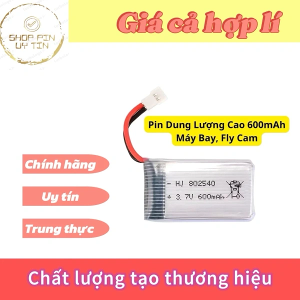 Thời gian bay thực tế của máy bay điều khiển từ xa giảm hơn mong đợi khi sử dụng pin sạc 3.7V 600mAh có mạch bảo vệ. - Ảnh 1
