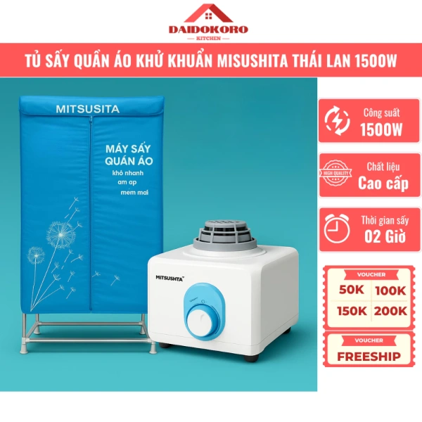 Thời gian sấy chỉ 2 giờ nhưng hoá đơn điện bất ngờ tăng khi chuyển sang tủ sấy quần áo 30 kg công suất 1500 W. - Ảnh 1 Thời gian sấy chỉ 2 giờ nhưng hoá đơn điện bất ngờ tăng khi chuyển sang tủ sấy quần áo 30 kg công suất 1500 W. - Ảnh 1