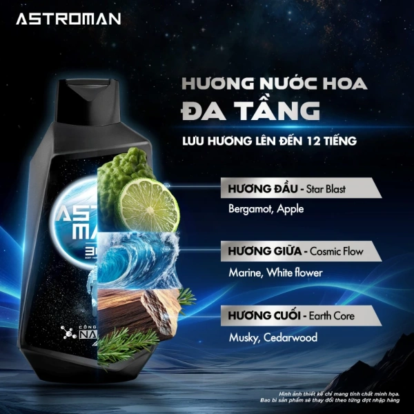 Khi bạn đang tìm kiếm một sản phẩm không chỉ làm sạch toàn thân mà còn giữ được hương thơm đa tầng trong thời gian dài, ASTROMAN 3‑in‑1 Tắm‑Gội‑Rửa Mặt dành cho nam là một lựa chọn đáng cân nhắc. (Ảnh 4) Khi bạn đang tìm kiếm một sản phẩm không chỉ làm sạch toàn thân mà còn giữ được hương thơm đa tầng trong thời gian dài, ASTROMAN 3‑in‑1 Tắm‑Gội‑Rửa Mặt dành cho nam là một lựa chọn đáng cân nhắc. (Ảnh 4)