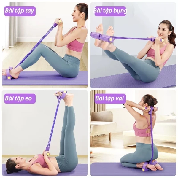 Độ căng dây tập (còn gọi là “độ kháng lực”) đo lường sức mạnh phản kháng mà dây tạo ra khi bạn kéo hoặc đẩy. (Ảnh 2) Độ căng dây tập (còn gọi là “độ kháng lực”) đo lường sức mạnh phản kháng mà dây tạo ra khi bạn kéo hoặc đẩy. (Ảnh 2)
