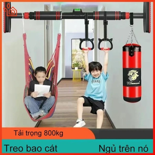 Thực tế lắp xà đơn gắn tường: thước cân bằng mang lại ổn định nhưng lại gây khó khăn khi bố trí - Ảnh 1