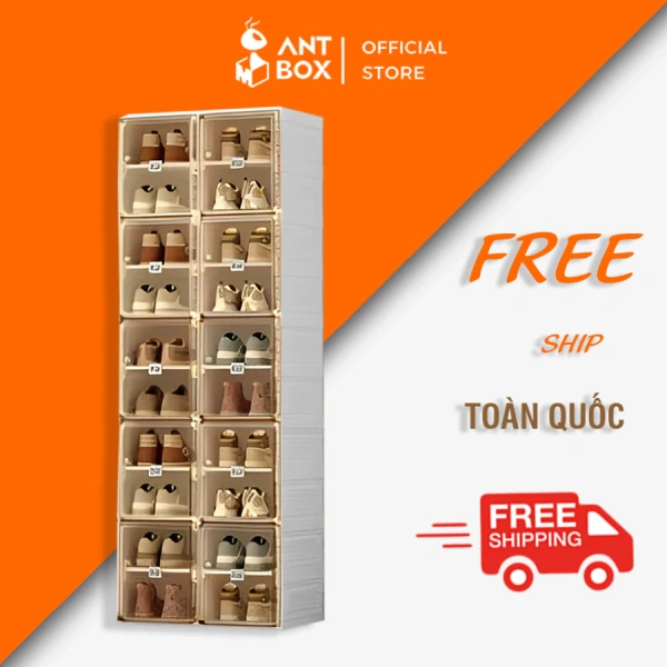 Nhựa ABS là chất liệu chính của nhiều tủ giày gấp gọn, trong đó tủ Antbox được quảng cáo là “siêu cứng, siêu dai”. (Ảnh 2)