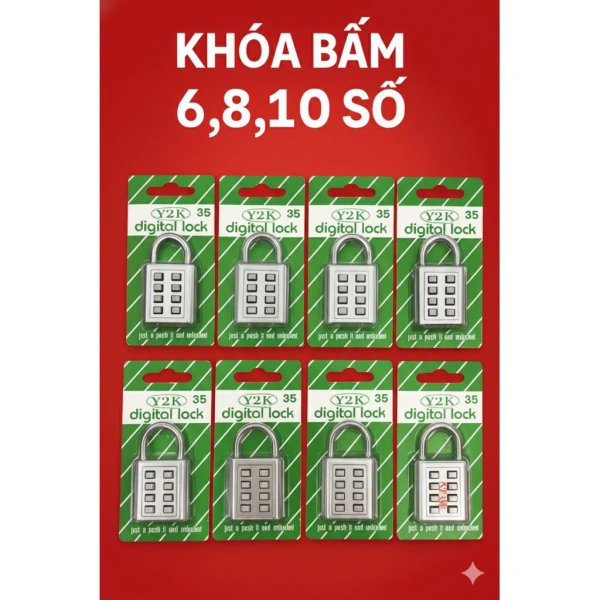 Ban đầu, việc đặt 4 số bấm cố định (một mã kèm trong vỉ khóa) rất dễ dàng: chỉ cần xoay thanh trượt, nhập số và khóa lại. (Ảnh 3)