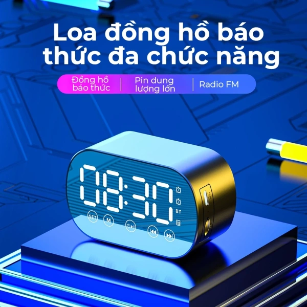Thực tế sử dụng loa bluetooth đồng hồ đa chức năng: những chi tiết nhỏ mà người dùng thường bỏ qua - Ảnh 1