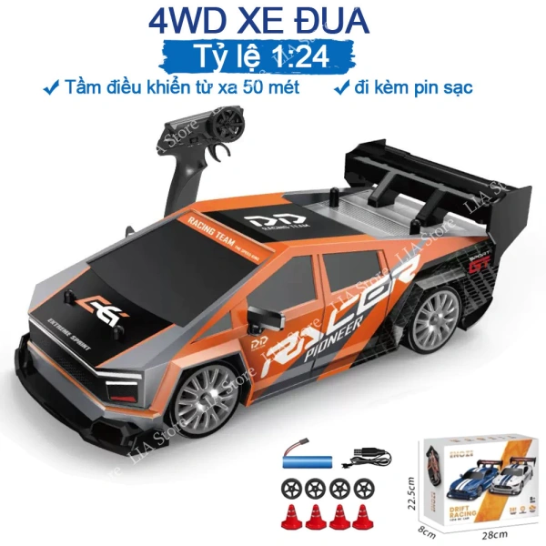 Ánh sáng LED rực rỡ và tốc độ cao của ô tô drift RC thường khiến người dùng quên chuẩn bị thời gian sạc pin