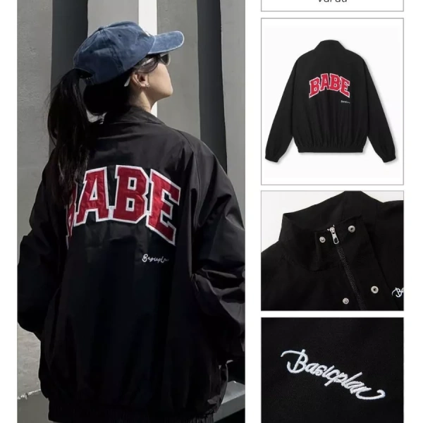 Áo bomber thêu phong cách đường phố: khi vẻ ngoài thời trang che giấu cảm giác không đủ ấm trong chiều mưa