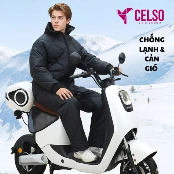 Áo chắn gió mùa đông giữ ấm và chống mưa, nhưng viền áo dễ bị rách khi chạm vào cành cây trong những chuyến phượt