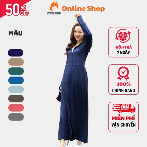Áo chống nắng hai lớp thun lạnh mang lại cảm giác mát nhưng phần cổ áo lại dễ giật khi vận động
