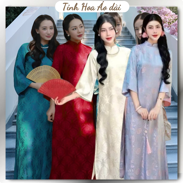 Áo dài cách tân dáng suông trong dịp Tết: sự cân bằng giữa vẻ đẹp truyền thống và cảm giác thoải mái hàng ngày